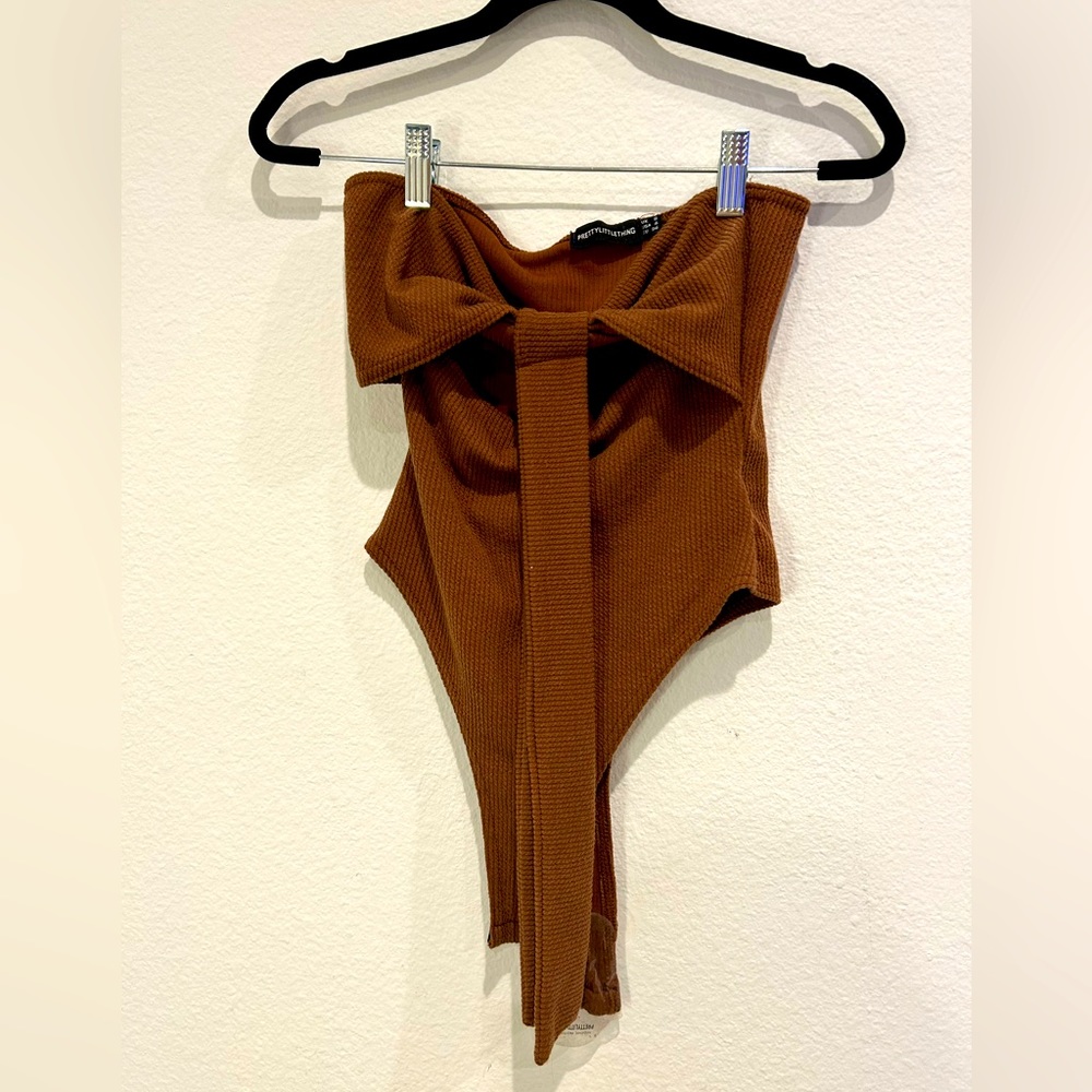 Brown PLT halter top NWOT